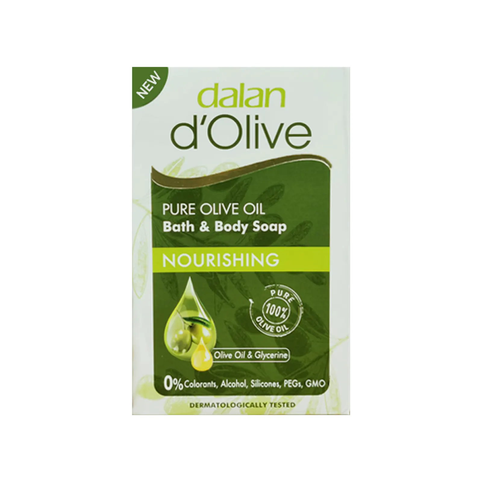 DALAN D'OLIVE МЫЛО ДЛЯ ВАННЫ И ТЕЛА 200 гр. ПИТАТЕЛЬНОЕ